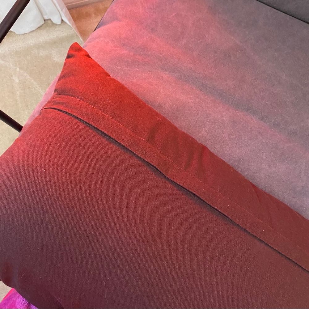 BoHo Embroidered Throw Pillow - Picture 3 of 5